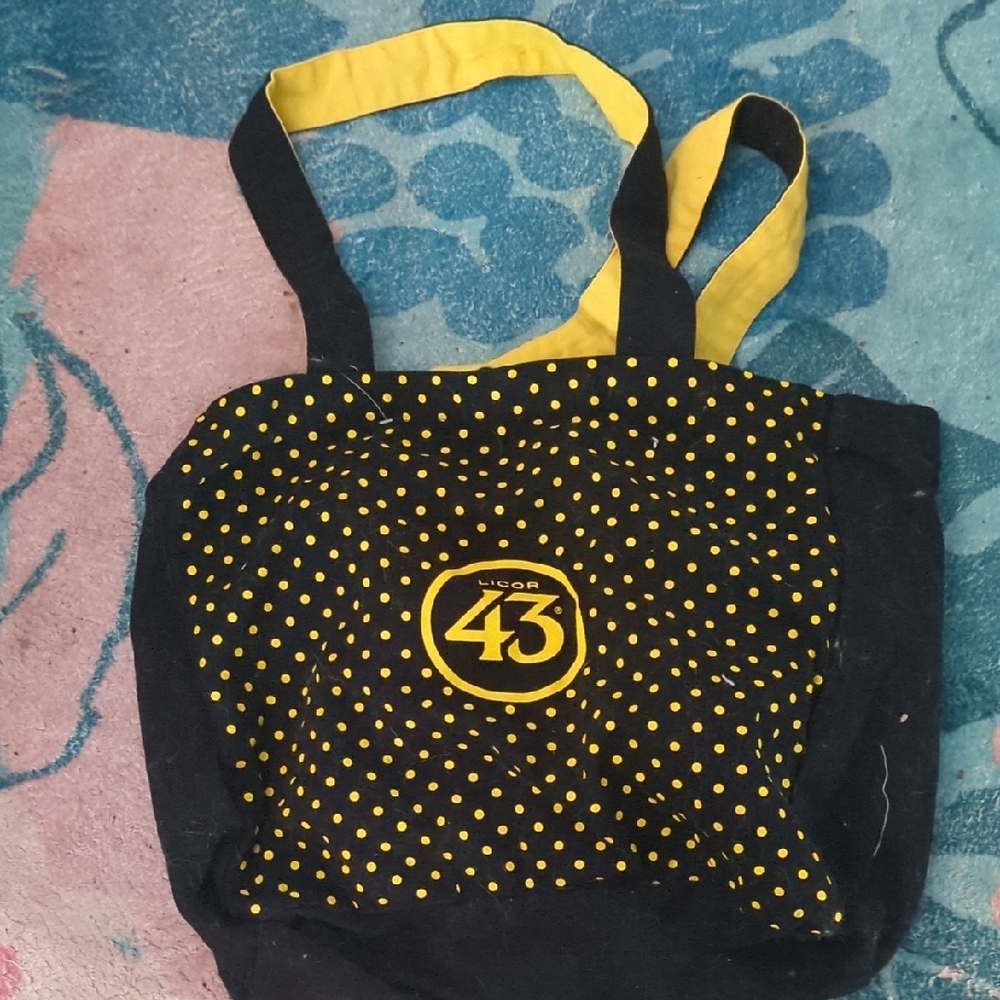 Licor 43 Canvas Polka Dot Tote Bag Shopping